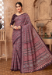 Picture of Well Formed Cotton Rosy Brown Saree