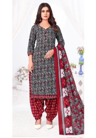 Picture of Comely Cotton Slate Grey Readymade Salwar Kameez