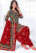 Picture of Shapely Cotton Dark Red Readymade Salwar Kameez