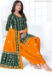 Picture of Ravishing Cotton Orange Red Readymade Salwar Kameez