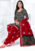 Picture of Pleasing Cotton Maroon Readymade Salwar Kameez