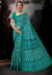 Picture of Good Looking Cotton Dark Cyan Saree