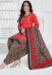 Picture of Radiant Cotton Crimson Readymade Salwar Kameez