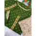 Picture of Cotton Dark Olive Green Readymade Salwar Kameez