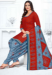 Picture of Nice Cotton Fire Brick Readymade Salwar Kameez