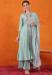 Picture of Pleasing Silk Sky Blue Readymade Salwar Kameez