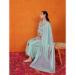 Picture of Pleasing Silk Sky Blue Readymade Salwar Kameez