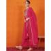 Picture of Sublime Silk Fire Brick Readymade Salwar Kameez