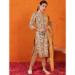 Picture of Magnificent Silk Tan Readymade Salwar Kameez