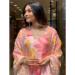 Picture of Rayon & Silk Light Coral Readymade Salwar Kameez