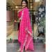 Picture of Rayon & Silk Deep Pink Readymade Salwar Kameez