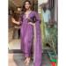 Picture of Rayon & Silk Rosy Brown Readymade Salwar Kameez