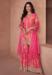 Picture of Grand Georgette Pink Straight Cut Salwar Kameez