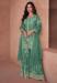 Picture of Georgette Cadet Blue Straight Cut Salwar Kameez