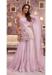 Picture of Comely Georgette Thistle Straight Cut Salwar Kameez