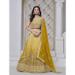 Picture of Taking Chiffon Dark Golden Rod Lehenga Choli