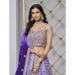 Picture of Graceful Chiffon Slate Blue Lehenga Choli