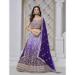 Picture of Graceful Chiffon Slate Blue Lehenga Choli