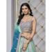 Picture of Shapely Chiffon Dark Grey Lehenga Choli