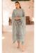 Picture of Georgette Dark Grey Straight Cut Salwar Kameez