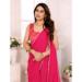 Picture of Enticing Georgette Crimson Saree