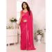 Picture of Enticing Georgette Crimson Saree