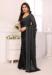 Picture of Charming Georgette Black Saree