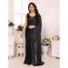 Picture of Charming Georgette Black Saree