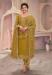 Picture of Georgette Chocolate Straight Cut Salwar Kameez