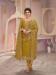 Picture of Georgette Chocolate Straight Cut Salwar Kameez