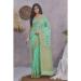 Picture of Amazing Linen Medium Sea Green Saree