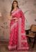 Picture of Delightful Linen Light Coral Saree