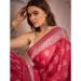 Picture of Delightful Linen Light Coral Saree