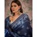 Picture of Fascinating Linen Dark Slate Blue Saree