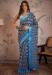 Picture of Grand Linen Slate Grey Saree