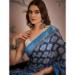 Picture of Grand Linen Slate Grey Saree