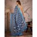 Picture of Grand Linen Slate Grey Saree