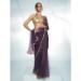 Picture of Charming Chiffon & Georgette Purple Saree