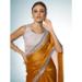 Picture of Appealing Chiffon & Georgette Dark Golden Rod Saree