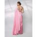 Picture of Beautiful Chiffon & Georgette Light Pink Saree