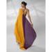 Picture of Beauteous Chiffon & Georgette Yellow Saree