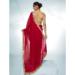 Picture of Alluring Chiffon & Georgette Crimson Saree