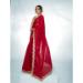 Picture of Alluring Chiffon & Georgette Crimson Saree