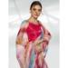 Picture of Classy Georgette & Organza Burly Wood Saree