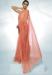 Picture of Taking Georgette & Organza Salmon Saree