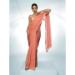 Picture of Taking Georgette & Organza Salmon Saree