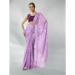 Picture of Sightly Georgette & Organza Light Steel Blue Saree