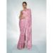 Picture of Radiant Georgette & Organza Dark Salmon Saree