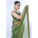 Picture of Stunning Georgette & Net Dark Khaki Saree