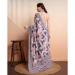 Picture of Alluring Georgette Light Steel Blue Saree